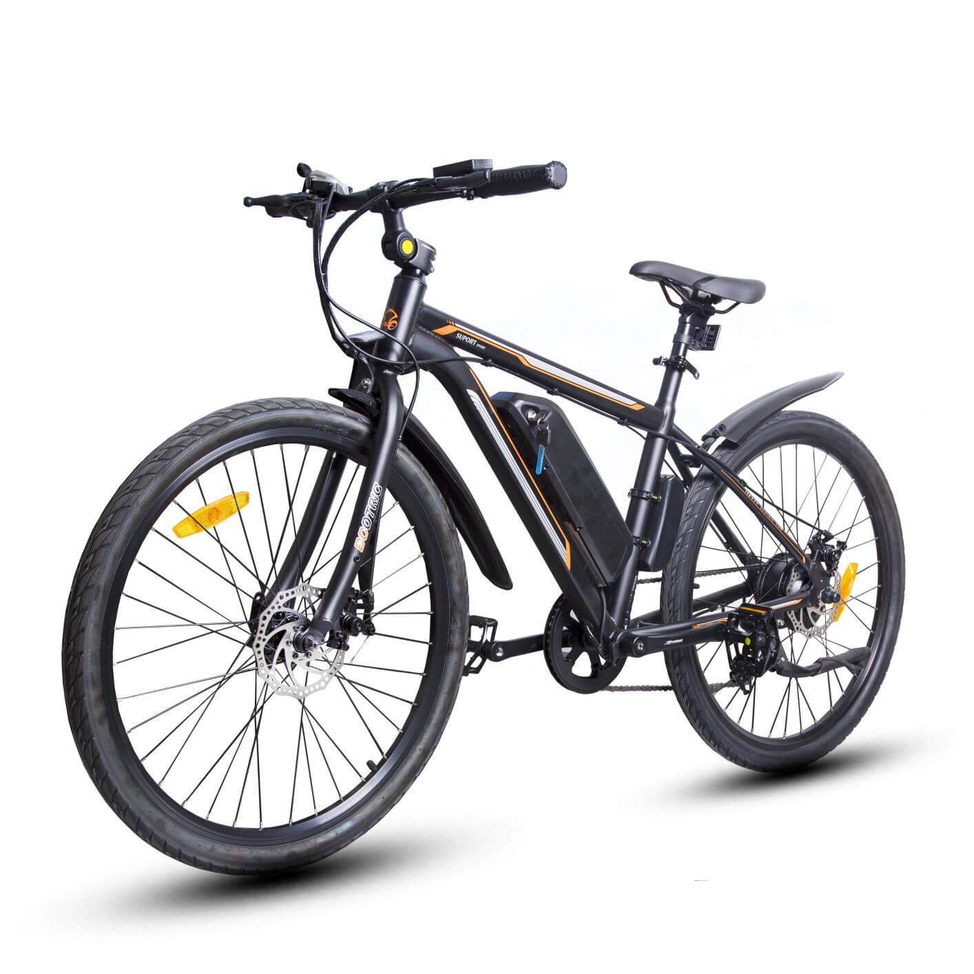 Ecotric Vortex Electric City Bike - Matt Black • Redwood Cycles